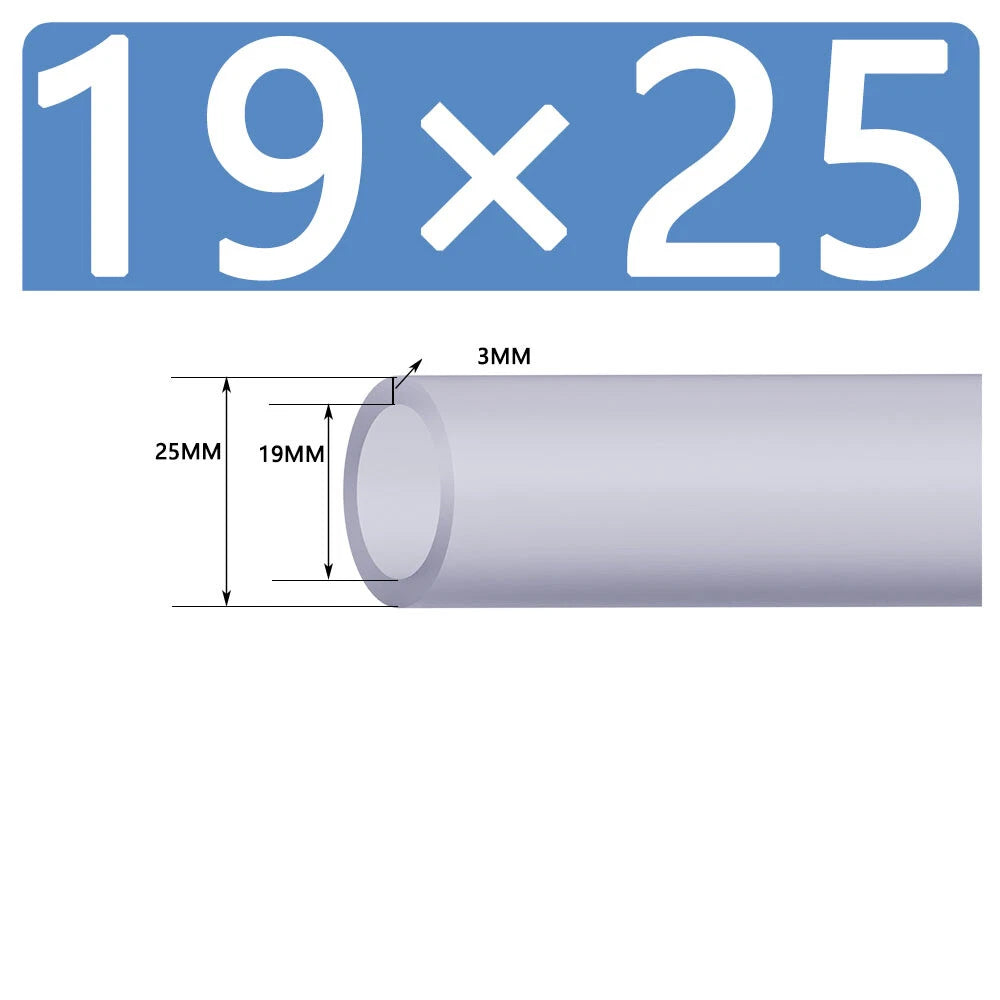 Silicone Vacuum Hose Pipe — White Rubber Tube for Water, Air & Coolant | ID 2mm–38mm