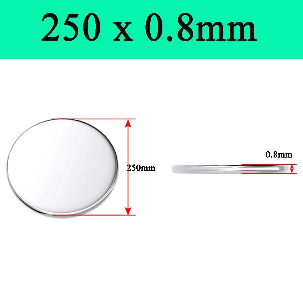 Round Precision Laser Cutting A2 Stainless Steel Blanks Discs Metal Sheet Custom