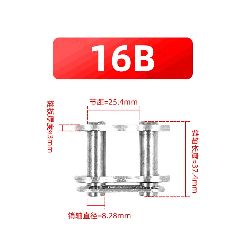 A2 Stainless Steel Roller Chain Link Fast Post Fully& Half Chain Connected Joint