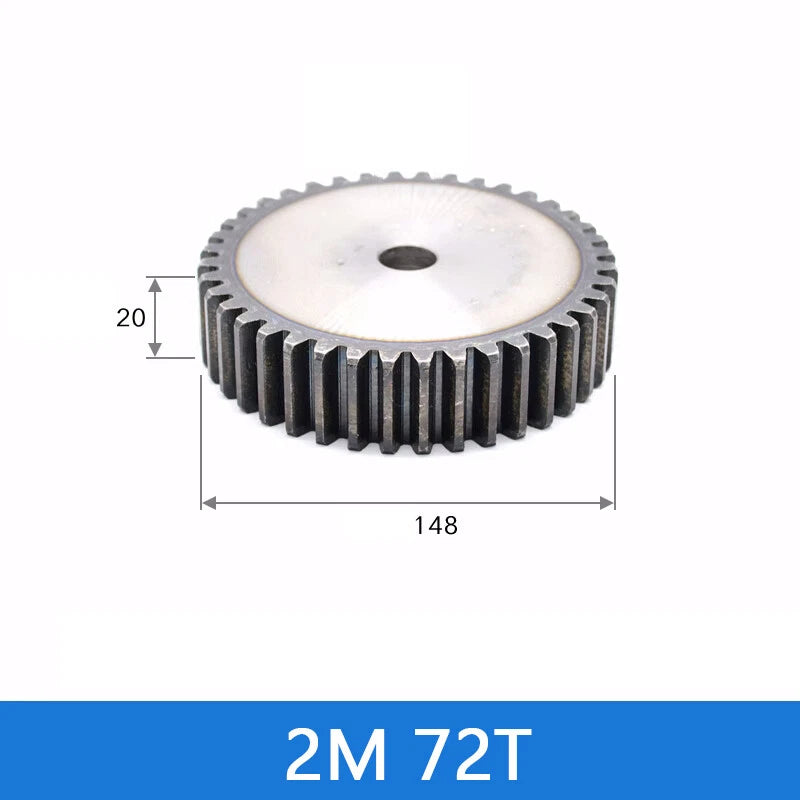 Spur Gear 45# Steel Transmission Gear 1/2 Module 12-160 Teeth Pinion Motor Gear