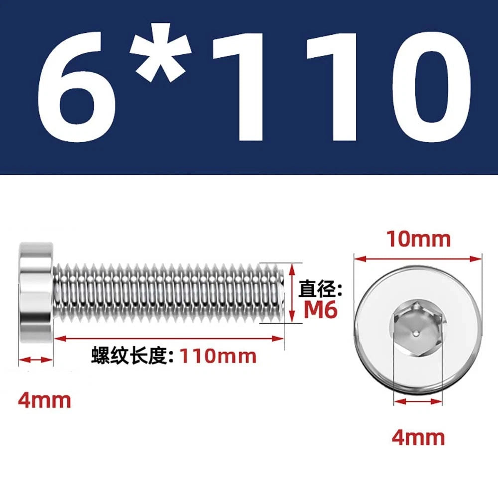 M1.4–M12 Low Head Socket Cap Screws – A2 Stainless Steel, Space‑Saving Design for Tight Clearances