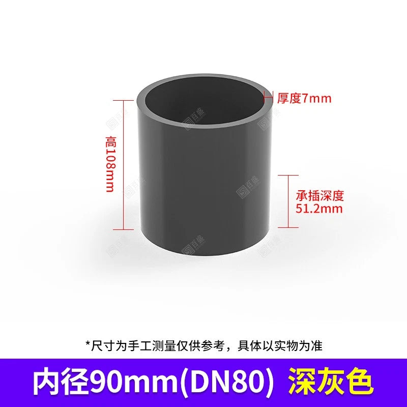 PVC Plumbing Fittings 45° Elbow-Straight-Tee Pipe Connector Solvent Weld