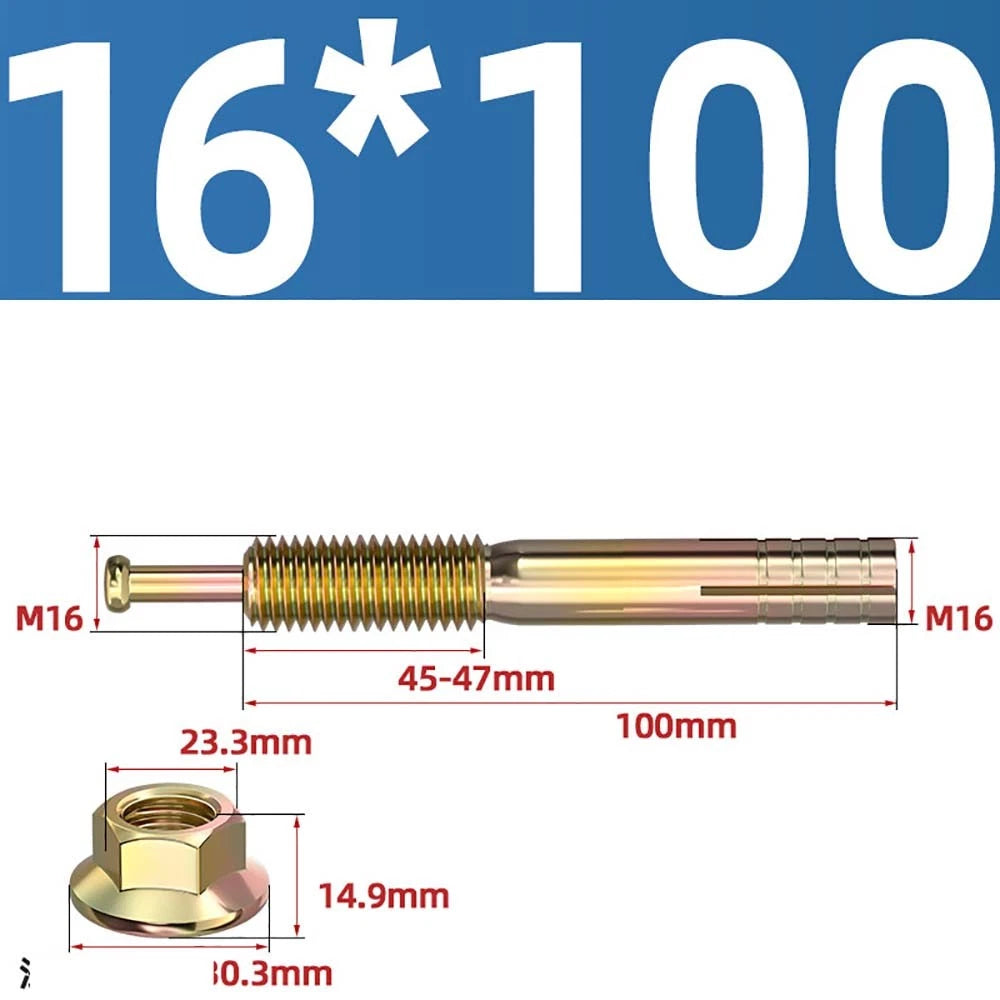 Carbon Steel Expansion Anchor Bolts — M6 to M24, 45mm to 250mm