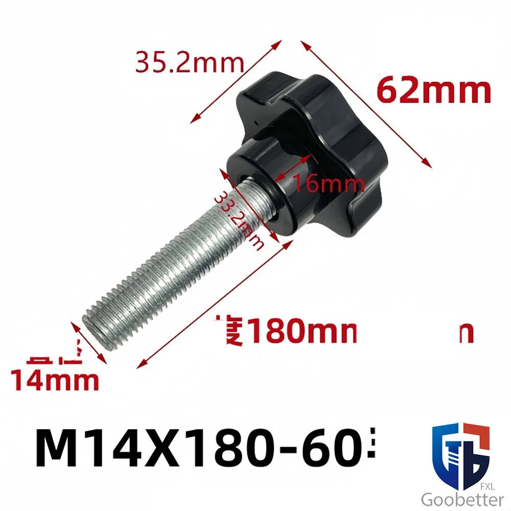 Star Knob Thumb Screws — Clamping Bolts with Hand Grip M10 M12 M14 M16