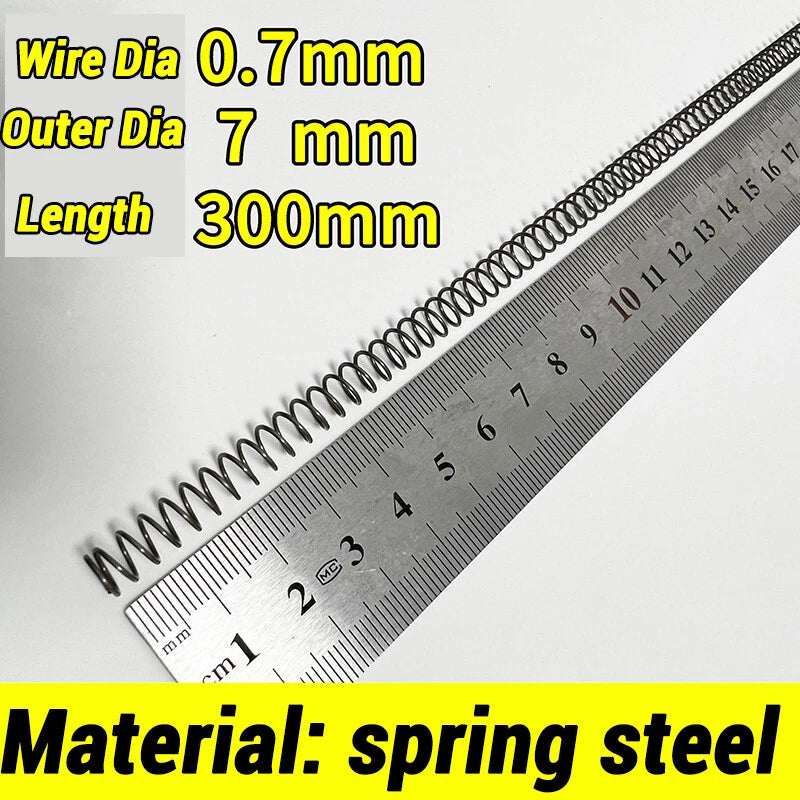 Compression Spring Various Size 2-60mm Diameter & 300mm Length Pressure Small