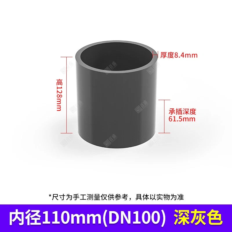 PVC Plumbing Fittings 45° Elbow-Straight-Tee Pipe Connector Solvent Weld