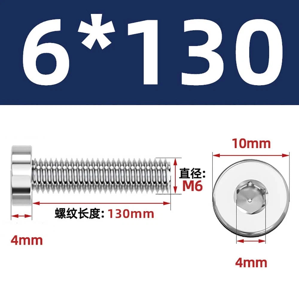 M1.4–M12 Low Head Socket Cap Screws – A2 Stainless Steel, Space‑Saving Design for Tight Clearances