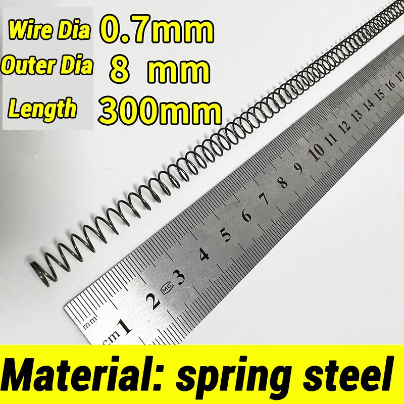 Compression Spring Various Size 2-60mm Diameter & 300mm Length Pressure Small