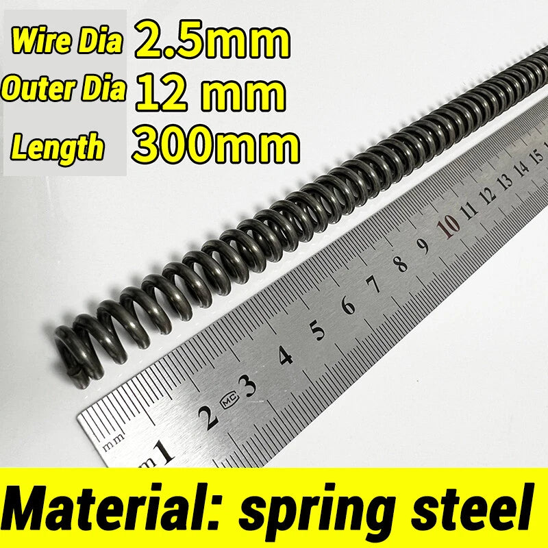 Compression Spring Various Size 2-60mm Diameter & 300mm Length Pressure Small