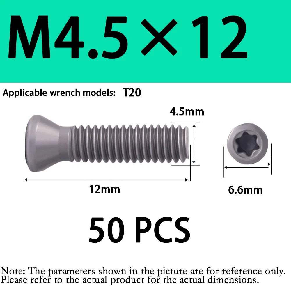 M3 M4 M5 Grade 12.9 Torx Countersunk Machine Screws – SCM435 Alloy Steel, Fully Threaded (4–16mm)