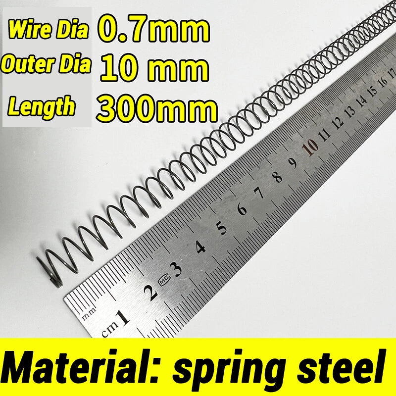 Compression Spring Various Size 2-60mm Diameter & 300mm Length Pressure Small