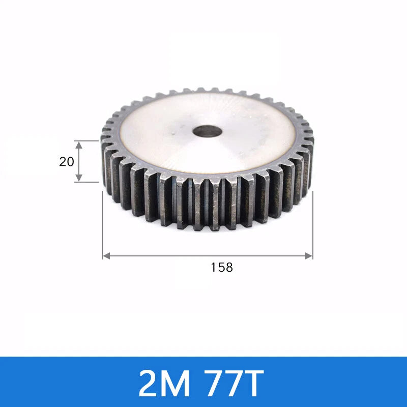 Spur Gear 45# Steel Transmission Gear 1/2 Module 12-160 Teeth Pinion Motor Gear
