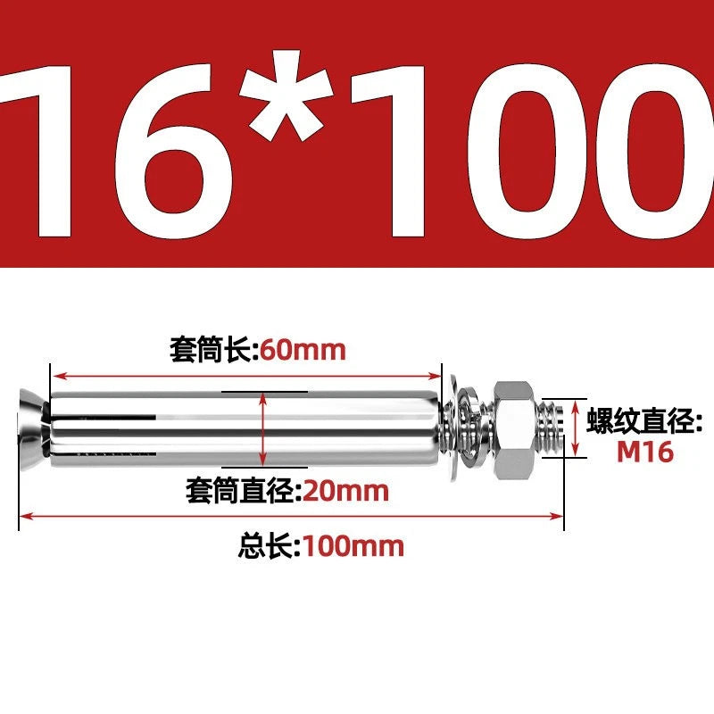 Concrete Expansion Anchor Bolts M6–M16 | Extra Long Masonry Sleeve Anchors