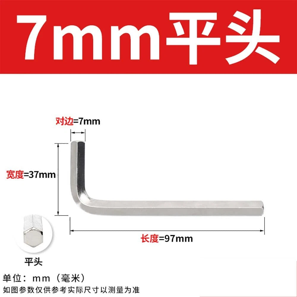 Hex Keys 1.5-2.2mm Allen Keys Ball/Flat End Hex Key Hex Wrenches Alloy Steel