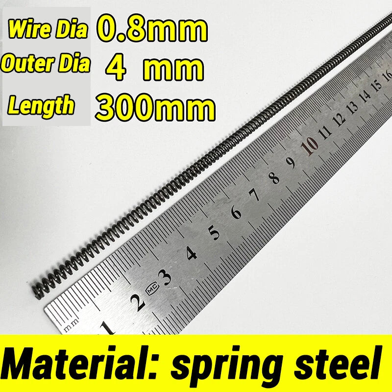 Compression Spring Various Size 2-60mm Diameter & 300mm Length Pressure Small