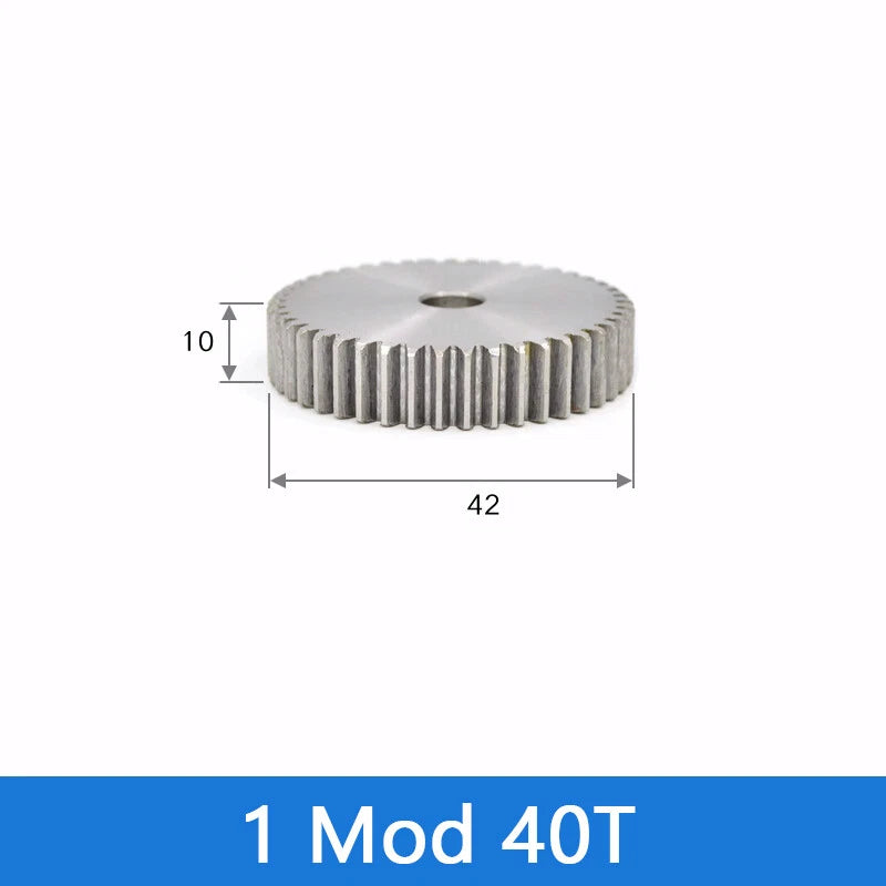 Spur Gear 45# Steel Transmission Gear 1/2 Module 12-160 Teeth Pinion Motor Gear