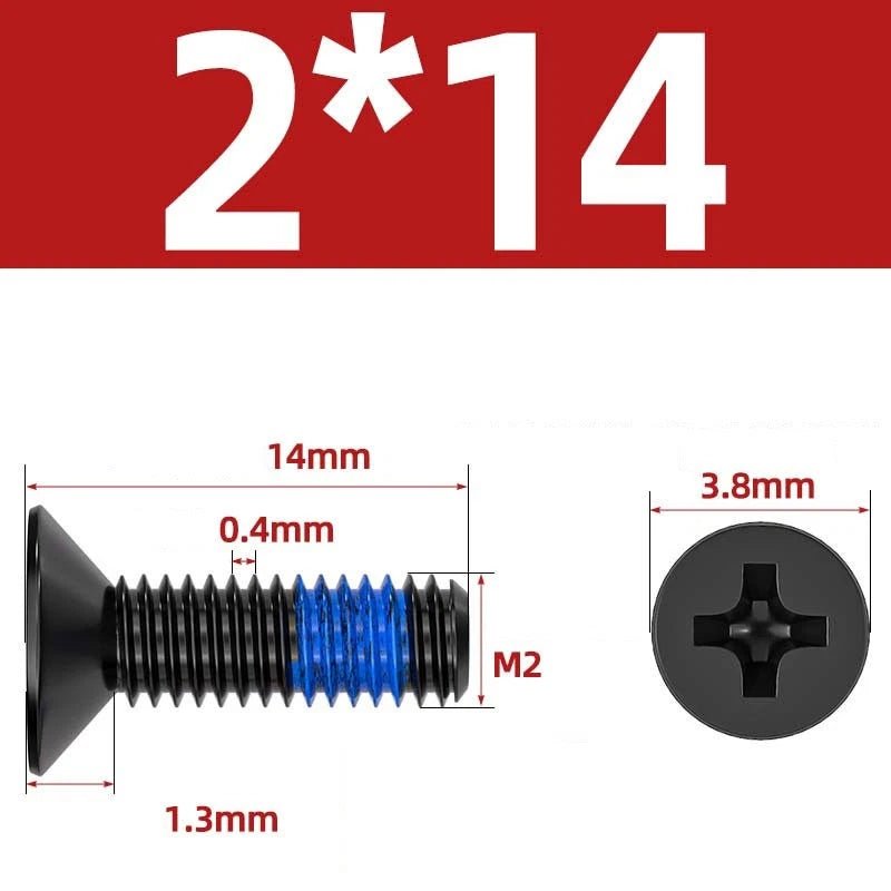 M1.2–M6 Phillips Flat Head Machine Screws | Carbon Steel | Black & Nickel Plated - HomeDIYer