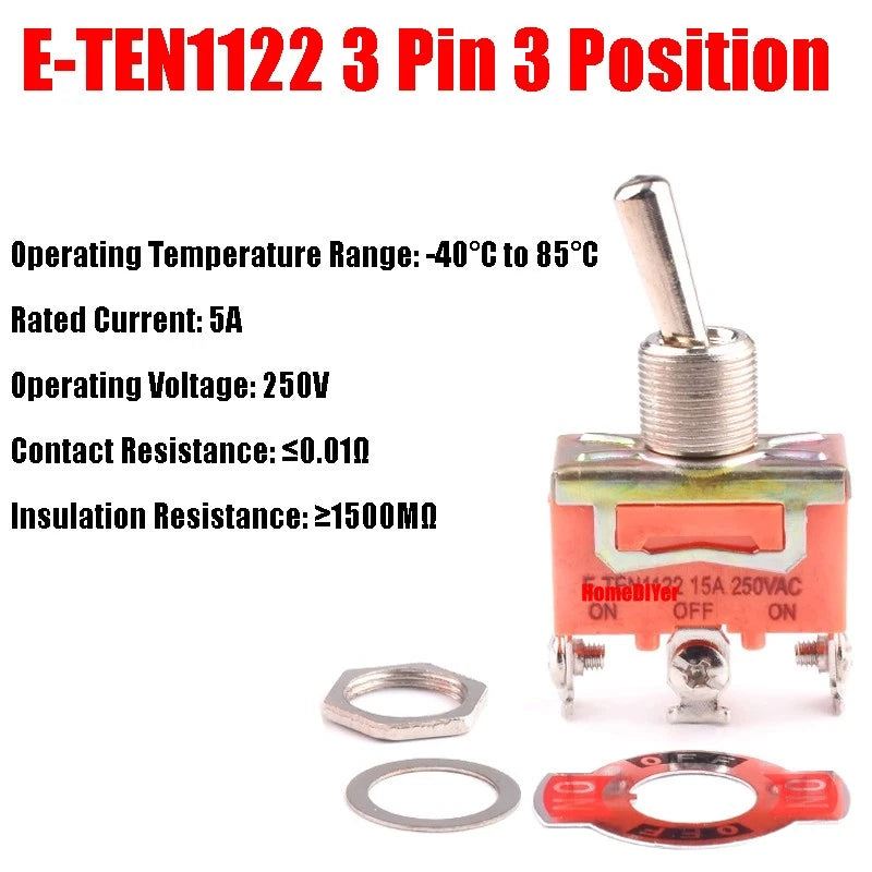 Mini Toggle Switch – MTS / SMTS / E-TEN / PS-102 / DS438 Series, 2 3 6-Pin Rocker Switches