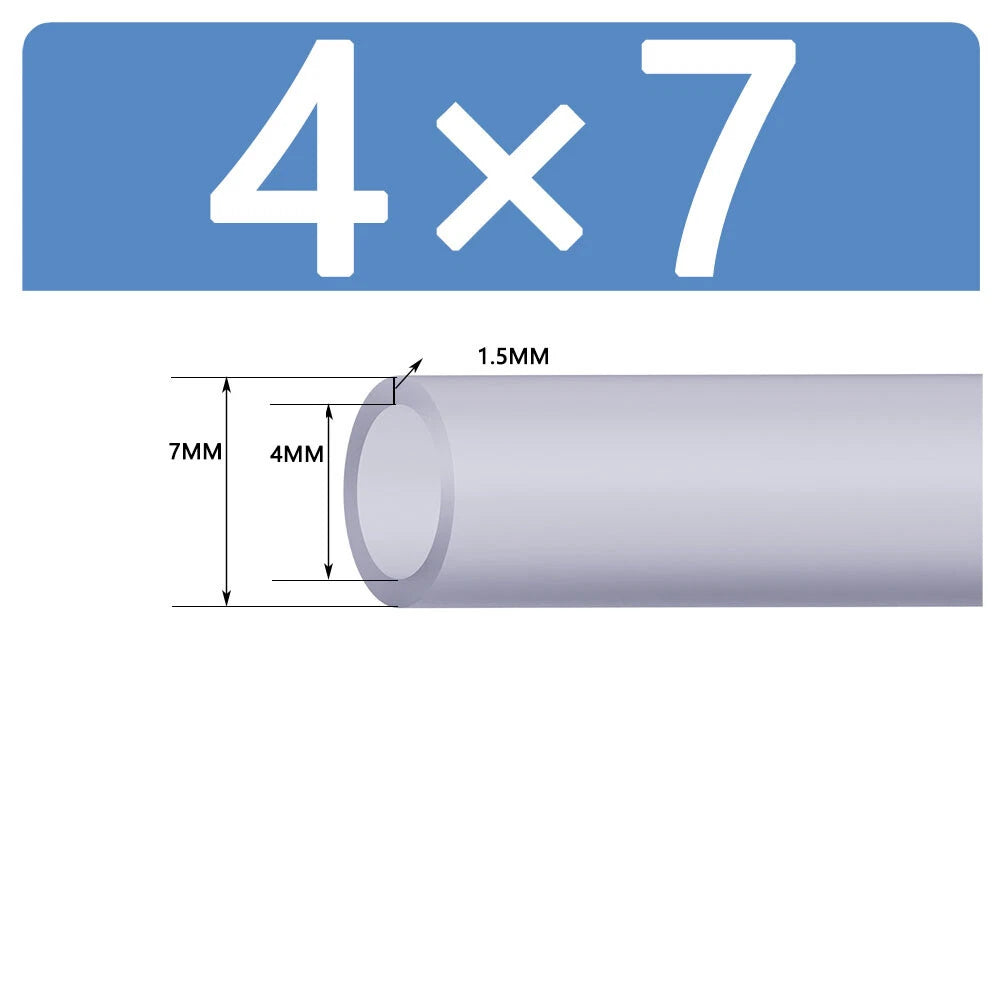 Silicone Vacuum Hose Pipe — White Rubber Tube for Water, Air & Coolant | ID 2mm–38mm