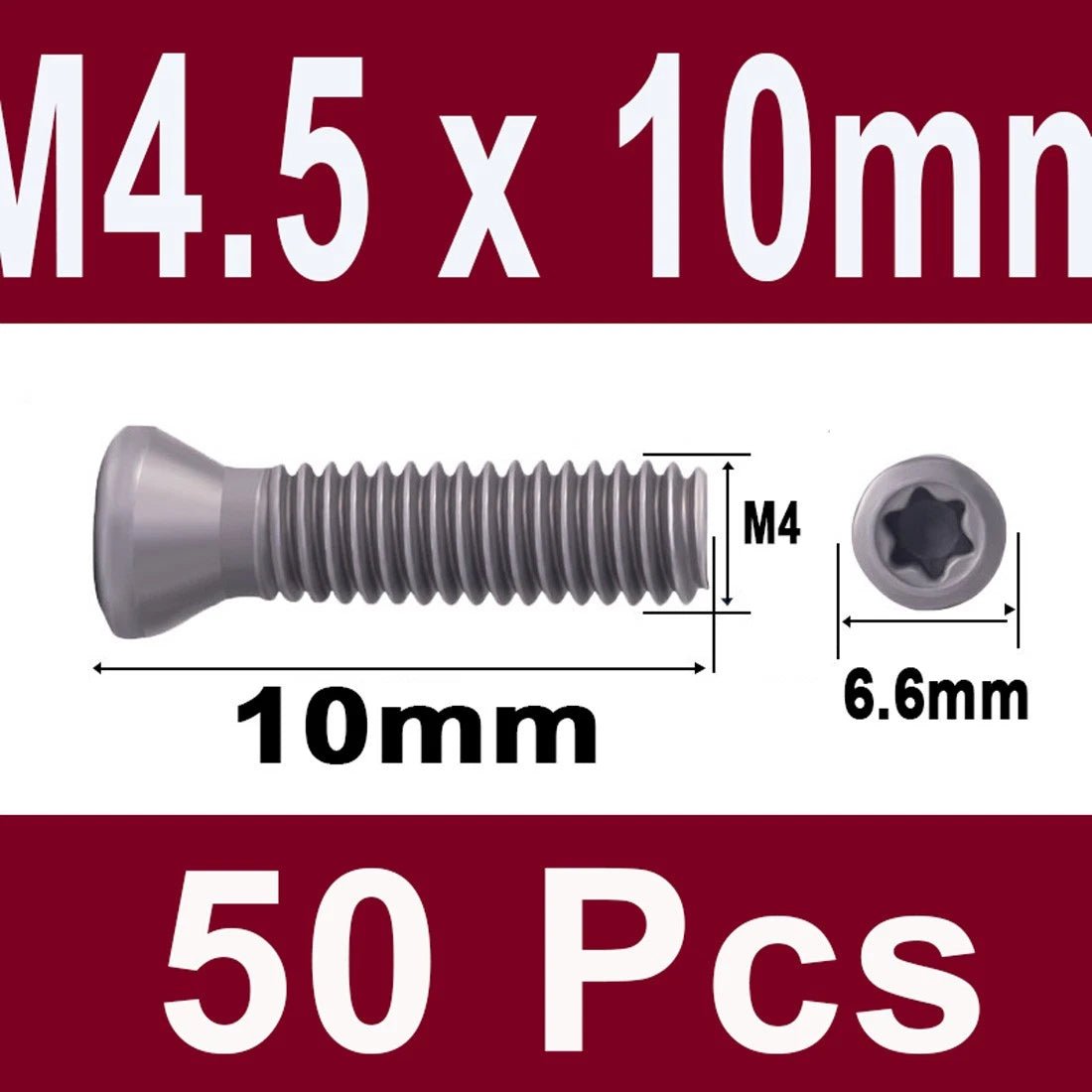 12.9 Grade Torx Flat Head Machine Screws — Carbon Steel, M1.6 to M6 - HomeDIYer