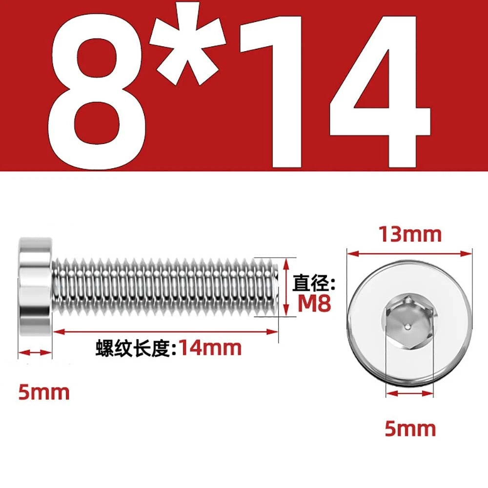 M1.4–M12 Low Head Socket Cap Screws – A2 Stainless Steel, Space‑Saving Design for Tight Clearances