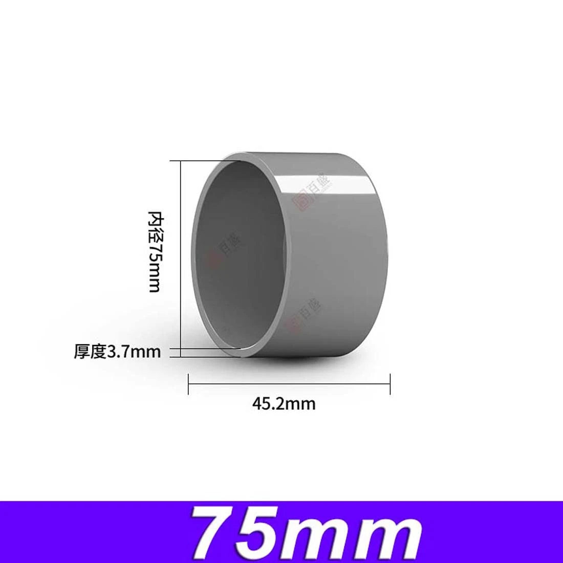 PVC Pipe End Cap Cover Stop Plug 20mm~200mm Pipe Fittings For Aquarium Pond