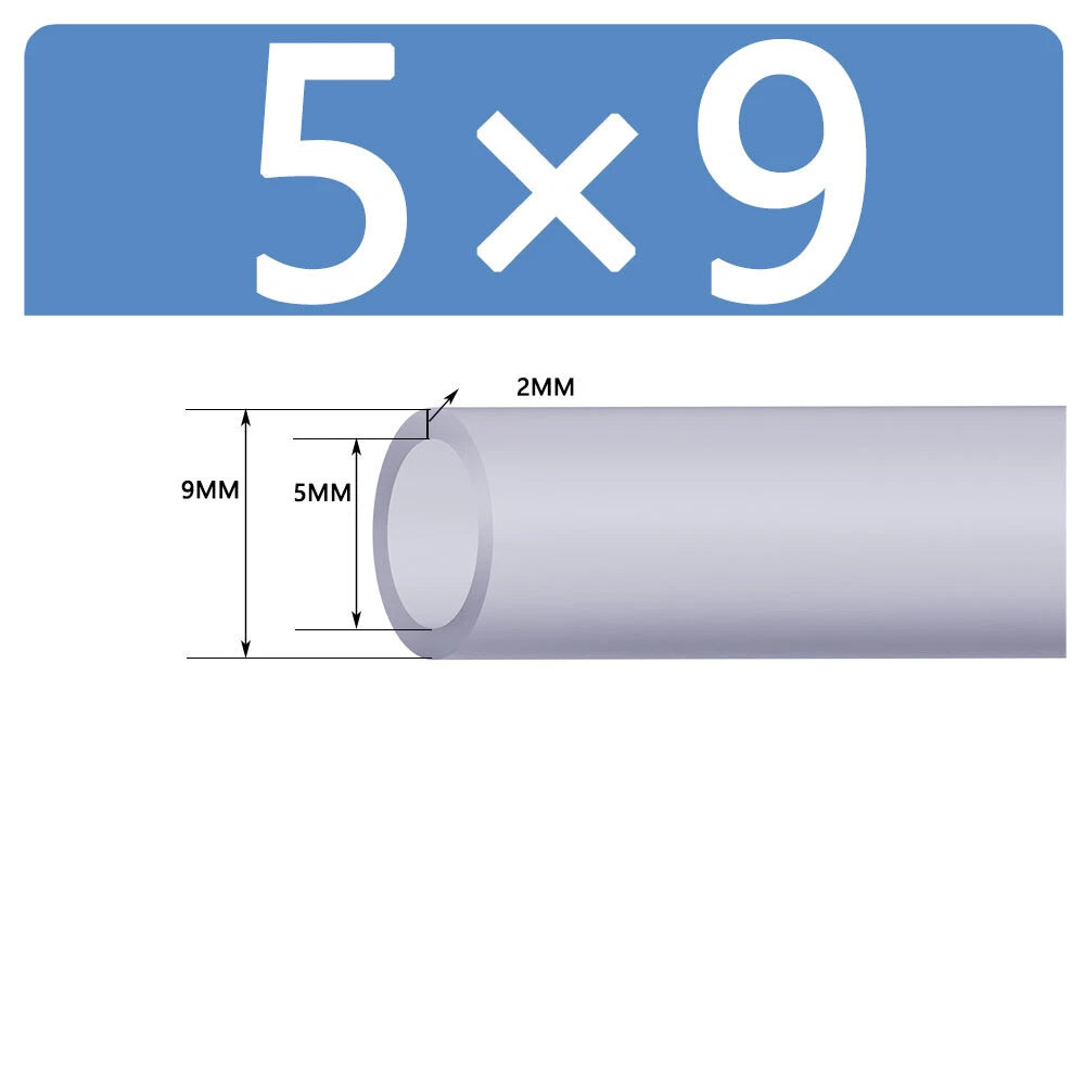 Silicone Vacuum Hose Pipe — White Rubber Tube for Water, Air & Coolant | ID 2mm–38mm