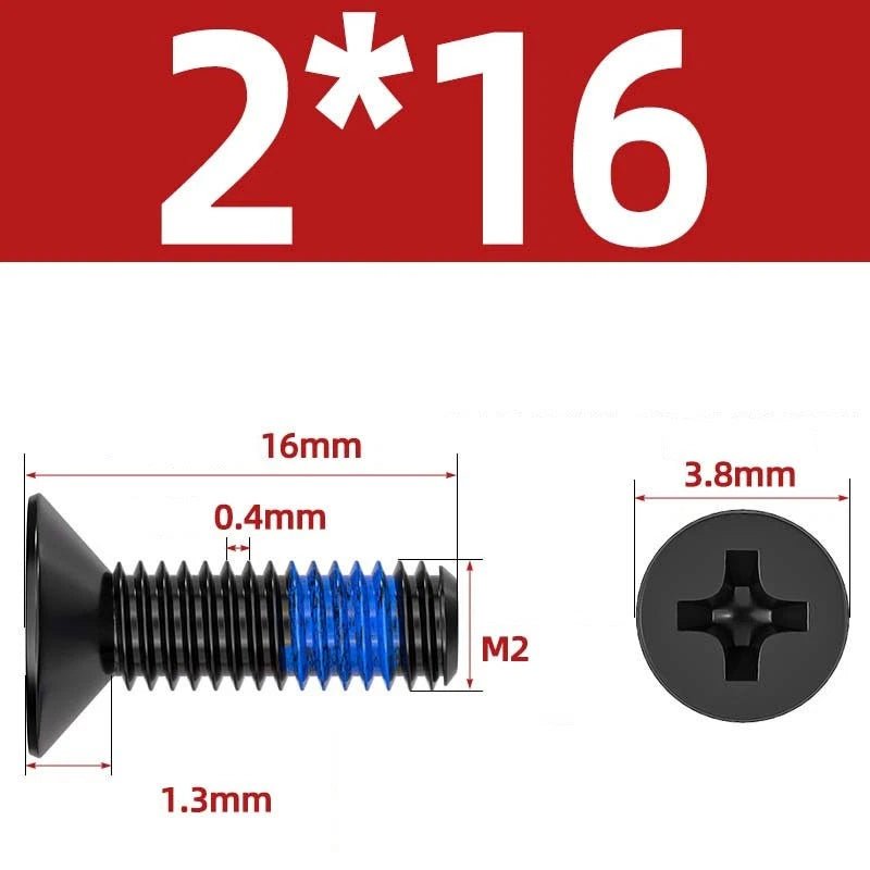 M1.2–M6 Phillips Flat Head Machine Screws | Carbon Steel | Black & Nickel Plated - HomeDIYer