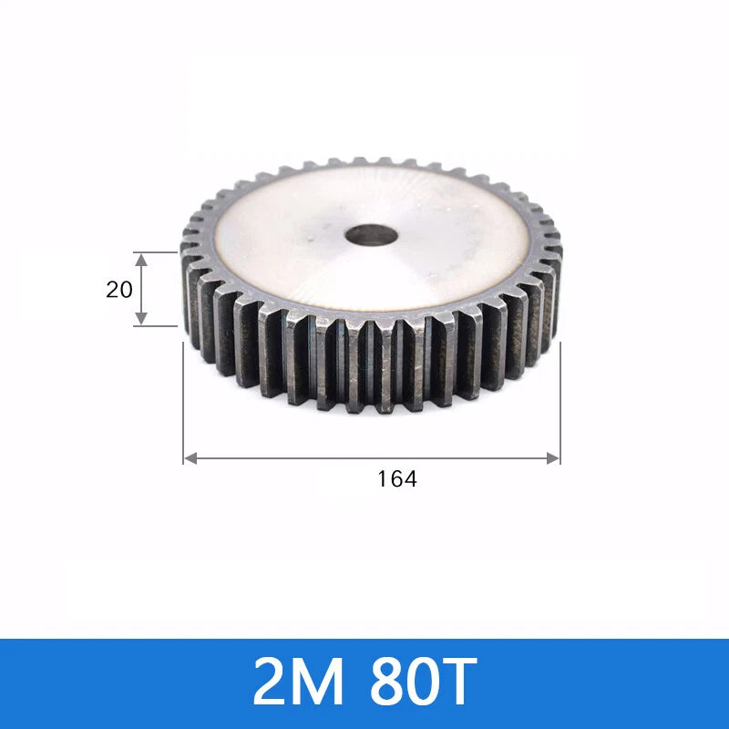 Spur Gear 45# Steel Transmission Gear 1/2 Module 12-160 Teeth Pinion Motor Gear