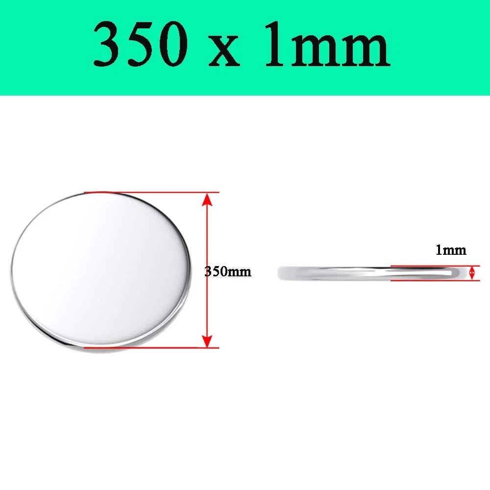 Round Precision Laser Cutting A2 Stainless Steel Blanks Discs Metal Sheet Custom