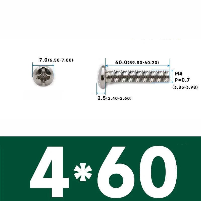 Phillips Pan Head Machine Screws – Carbon Steel M1 to M4, Multiple Lengths & Finishes - HomeDIYer