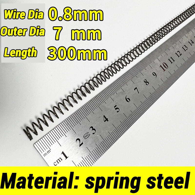 Compression Spring Various Size 2-60mm Diameter & 300mm Length Pressure Small