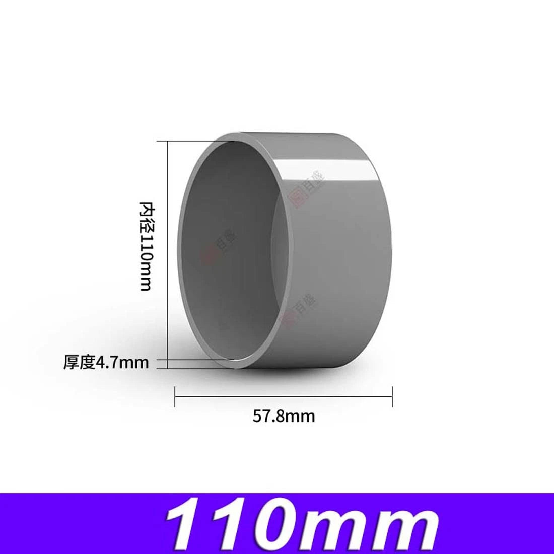 PVC Pipe End Cap Cover Stop Plug 20mm~200mm Pipe Fittings For Aquarium Pond