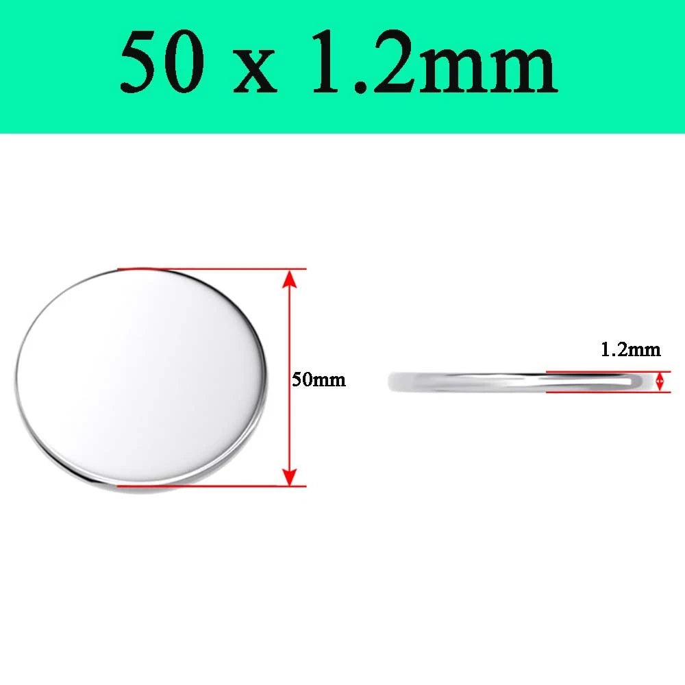 Round Precision Laser Cutting A2 Stainless Steel Blanks Discs Metal Sheet Custom