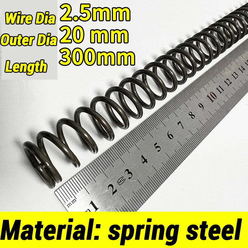 Compression Spring Various Size 2-60mm Diameter & 300mm Length Pressure Small