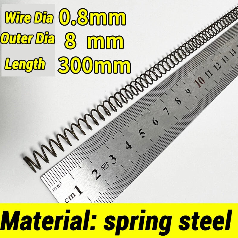 Compression Spring Various Size 2-60mm Diameter & 300mm Length Pressure Small