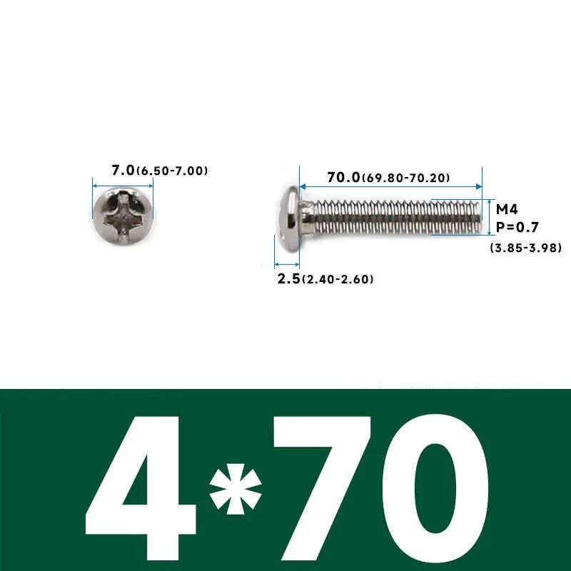 Phillips Pan Head Machine Screws – Carbon Steel M1 to M4, Multiple Lengths & Finishes - HomeDIYer