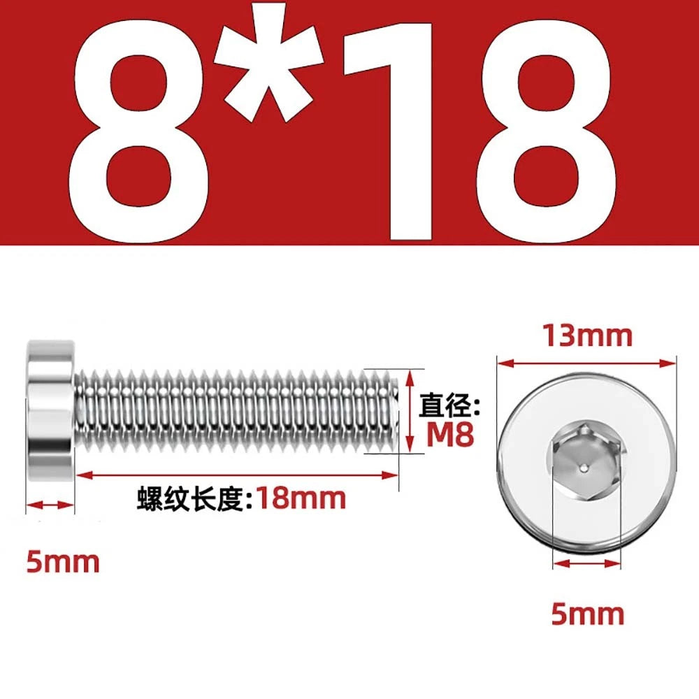 M1.4–M12 Low Head Socket Cap Screws – A2 Stainless Steel, Space‑Saving Design for Tight Clearances