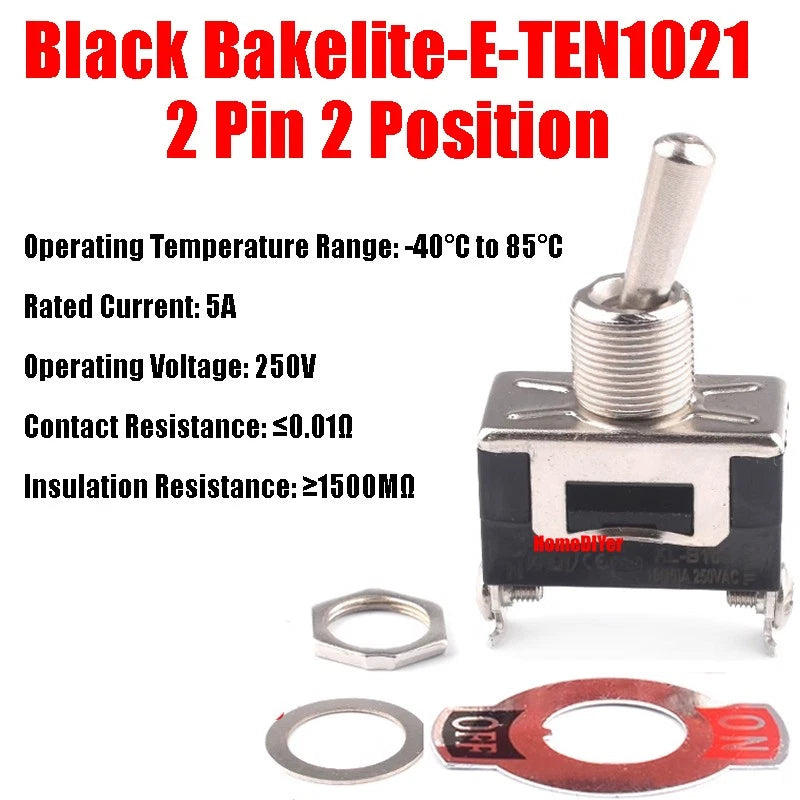 Mini Toggle Switch – MTS / SMTS / E-TEN / PS-102 / DS438 Series, 2 3 6-Pin Rocker Switches