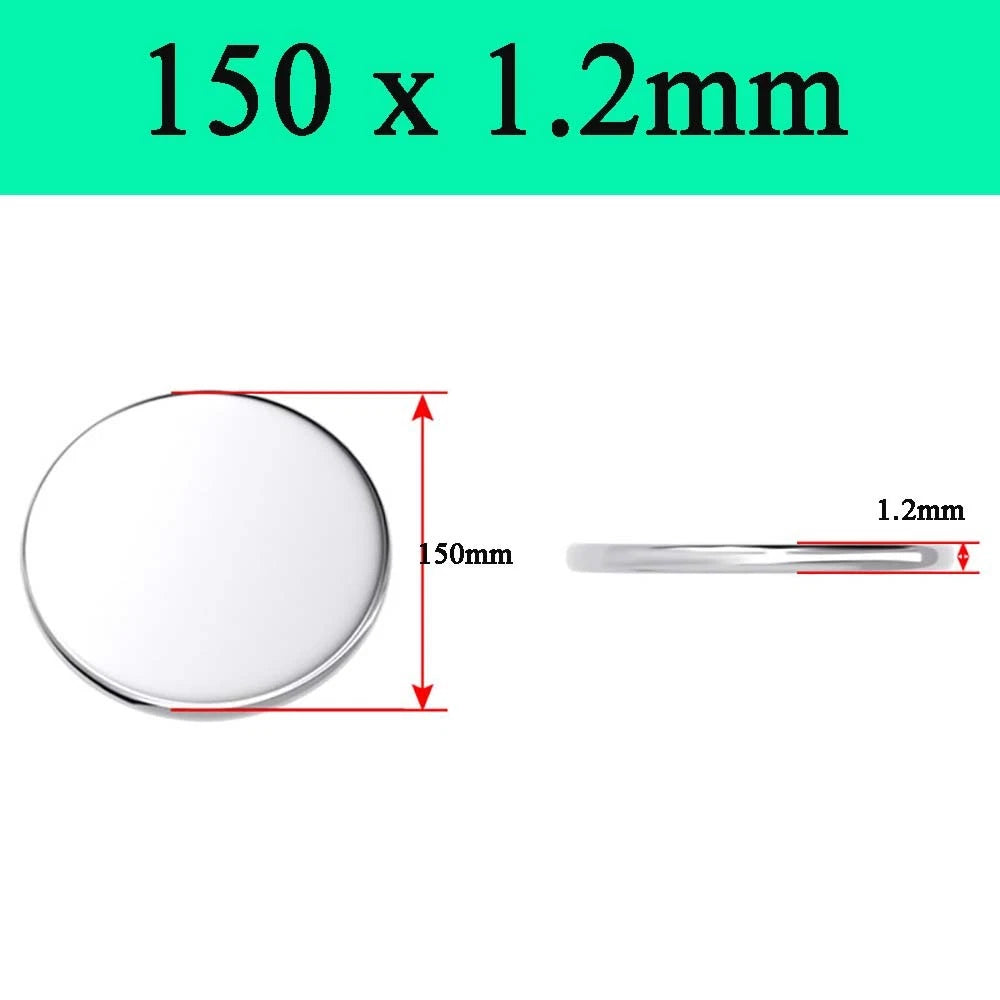 Round Precision Laser Cutting A2 Stainless Steel Blanks Discs Metal Sheet Custom