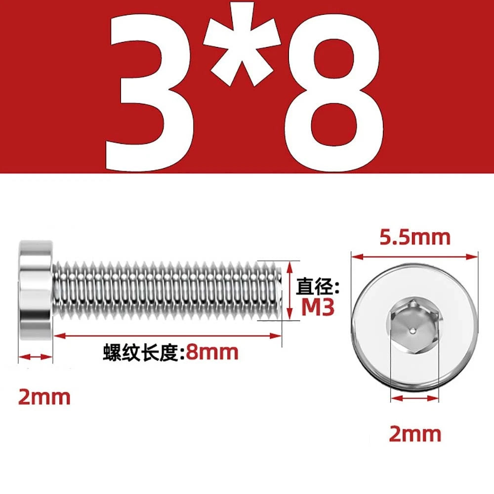 M1.4–M12 Low Head Socket Cap Screws – A2 Stainless Steel, Space‑Saving Design for Tight Clearances