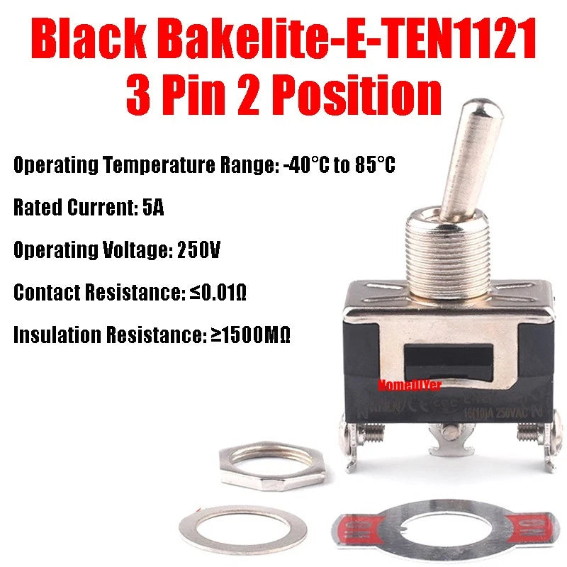 Mini Toggle Switch – MTS / SMTS / E-TEN / PS-102 / DS438 Series, 2 3 6-Pin Rocker Switches