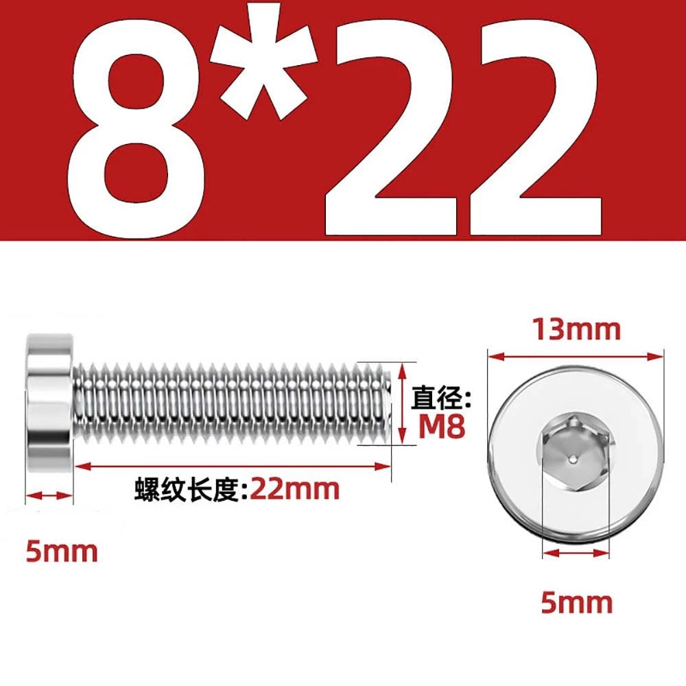M1.4–M12 Low Head Socket Cap Screws – A2 Stainless Steel, Space‑Saving Design for Tight Clearances