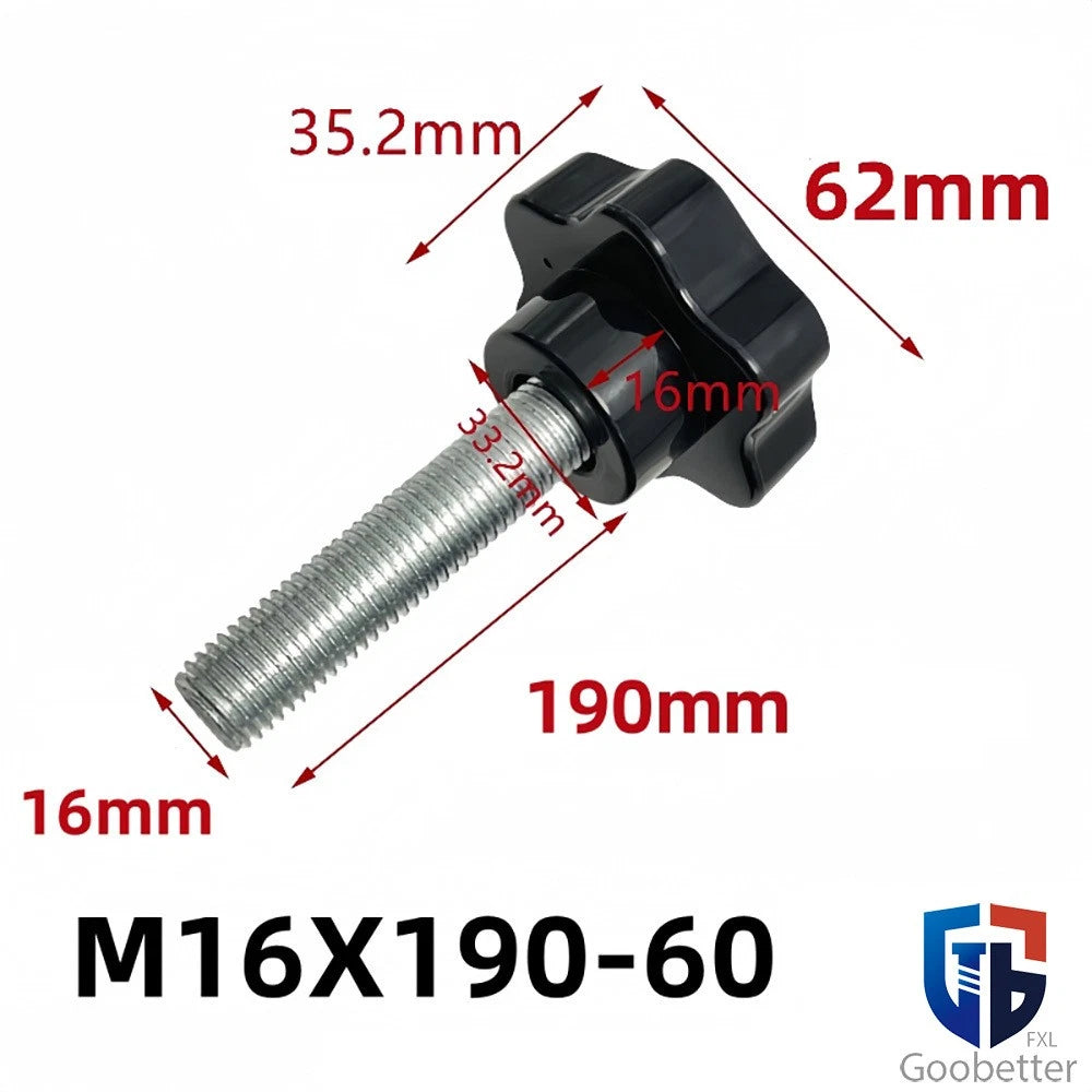 Star Knob Thumb Screws — Clamping Bolts with Hand Grip M10 M12 M14 M16