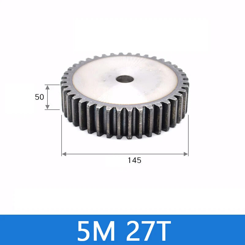 Spur Gears Pinion Gear 1.5/2.5/3/4/5 Mod Transmission Gears 45# Steel Flat Gears