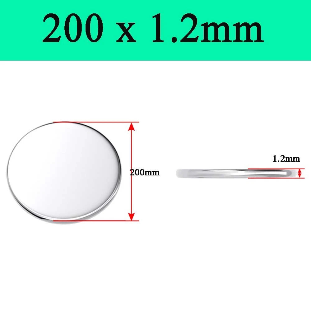 Round Precision Laser Cutting A2 Stainless Steel Blanks Discs Metal Sheet Custom