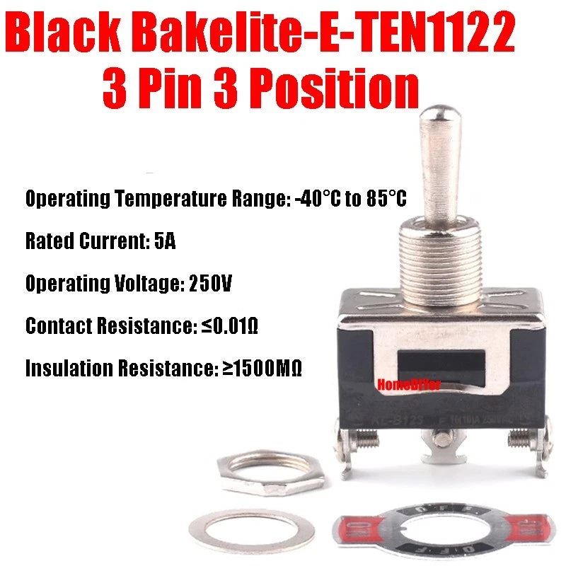 Mini Toggle Switch – MTS / SMTS / E-TEN / PS-102 / DS438 Series, 2 3 6-Pin Rocker Switches