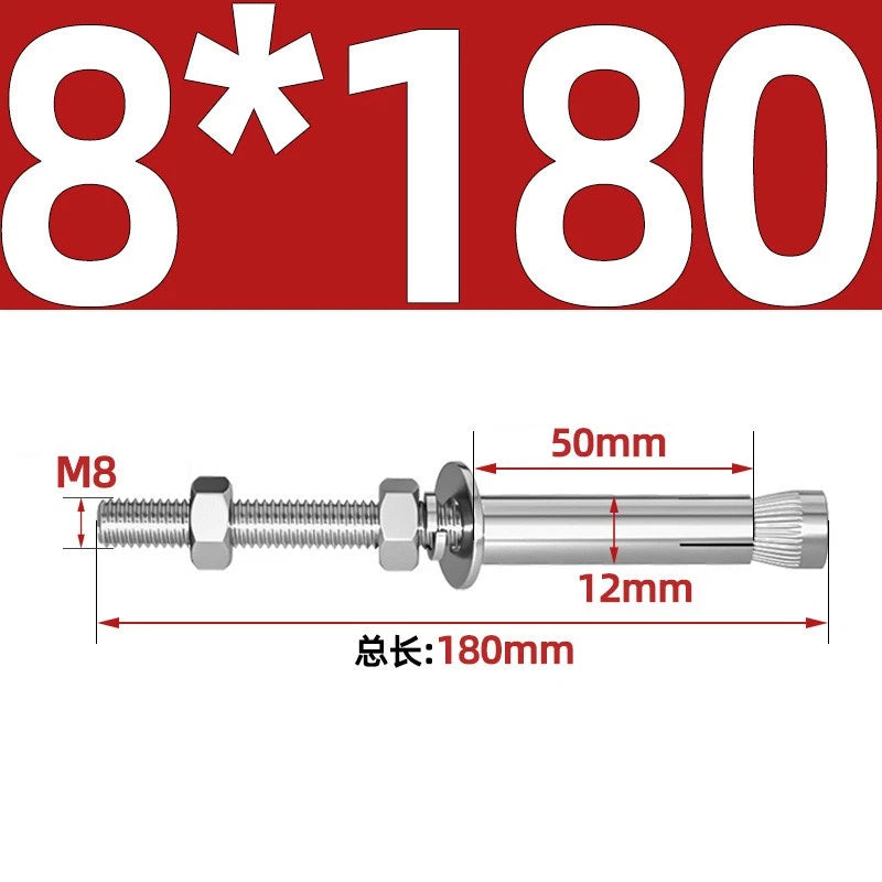 M6-M20 Stainless Steel Concrete Expansion Anchor Bolts – Extra Long