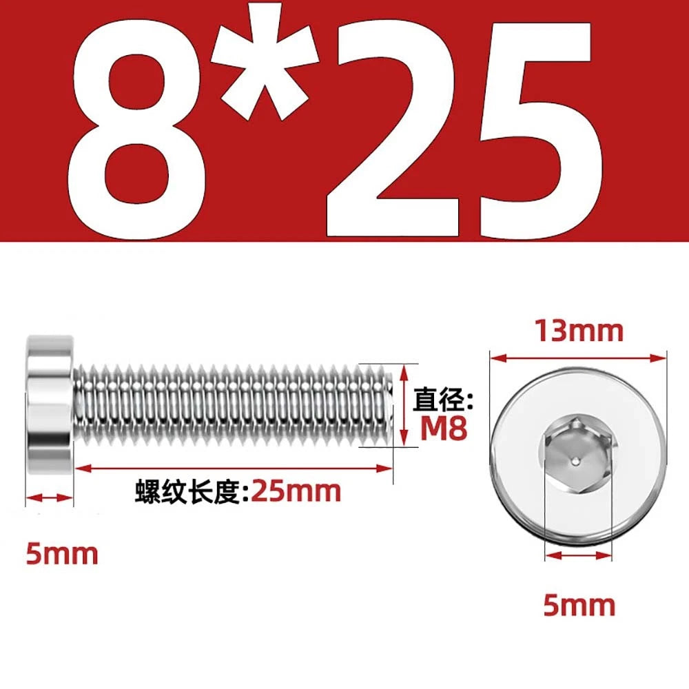 M1.4–M12 Low Head Socket Cap Screws – A2 Stainless Steel, Space‑Saving Design for Tight Clearances