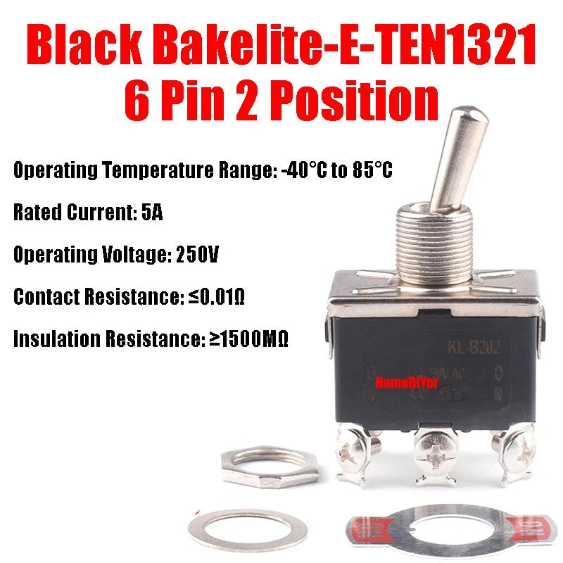 Mini Toggle Switch – MTS / SMTS / E-TEN / PS-102 / DS438 Series, 2 3 6-Pin Rocker Switches